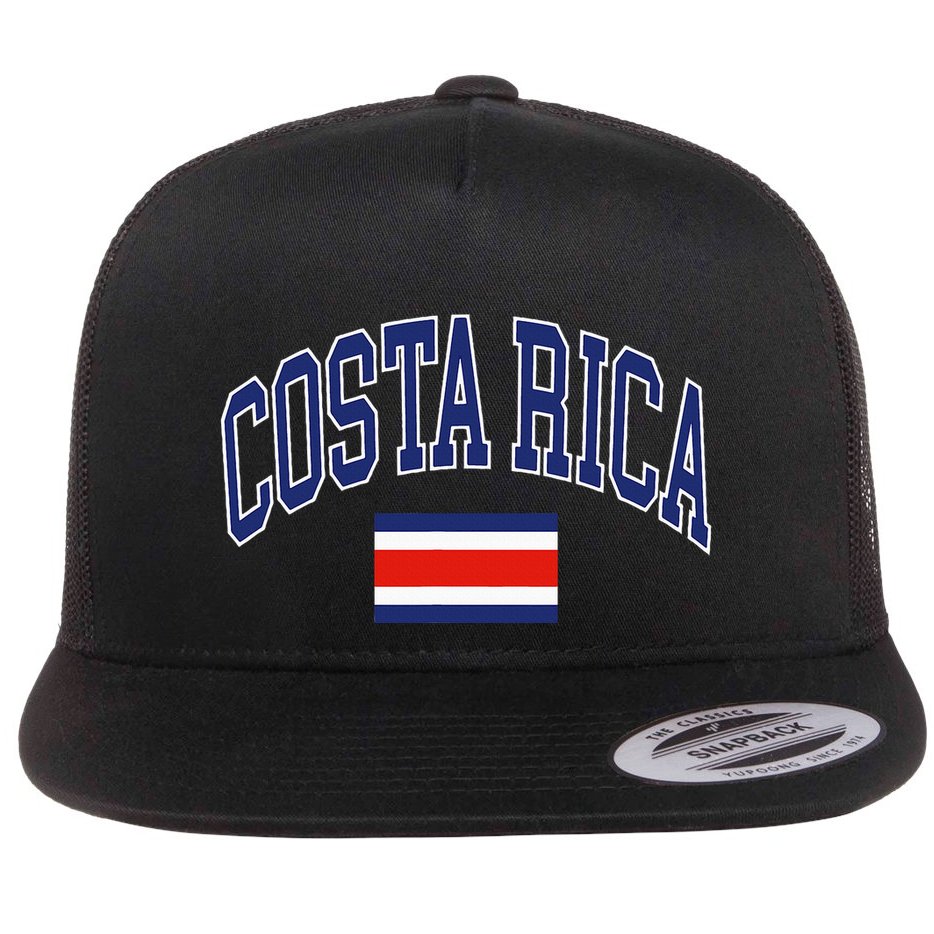 Costa Rica Flat Bill Trucker Hat
