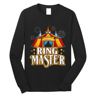 Circus Ringmaster Carnival Crew Party Lovers Long Sleeve Shirt