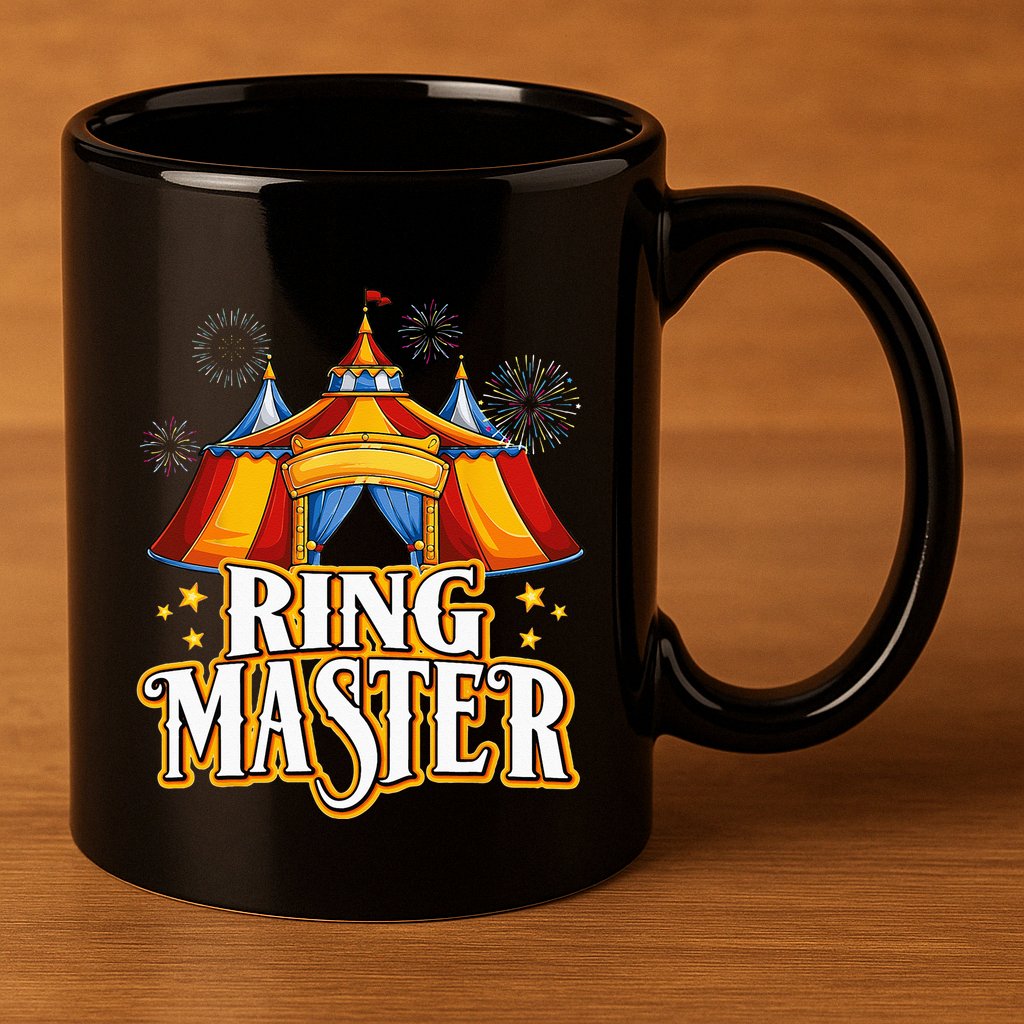 Circus Ringmaster Carnival Crew Party Lovers 11oz C Handle Ceramic Mug