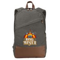 Circus Ringmaster Carnival Crew Party Lovers Cotton Canvas Backpack