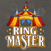 Circus Ringmaster Carnival Crew Party Lovers Cotton Canvas Backpack