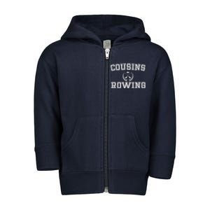 Cousins Rowing Crew Toddler Zip Fleece Hoodie