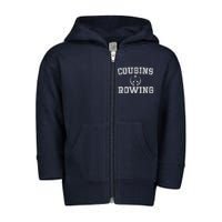 Cousins Rowing Crew Toddler Zip Fleece Hoodie