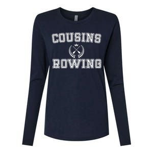 Cousins Rowing Crew Womens Cotton Relaxed Long Sleeve T-Shirt