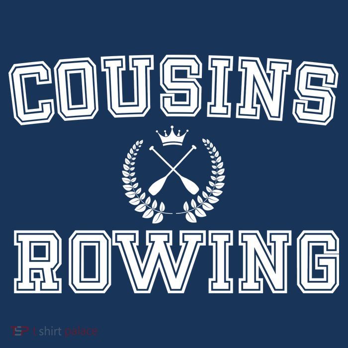 Cousins Rowing Crew Button