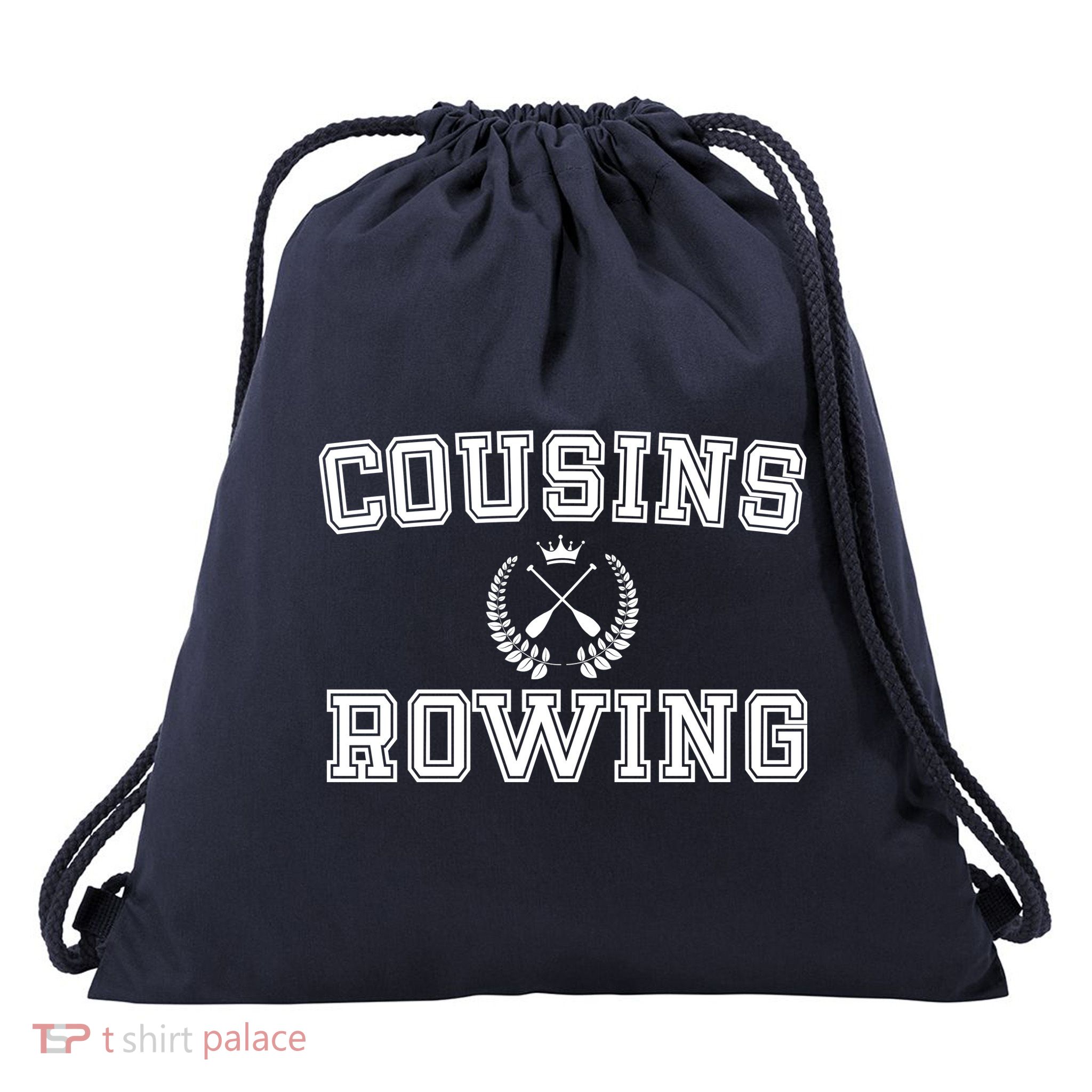 Cousins Rowing Crew Drawstring Bag