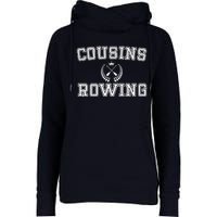 Cousins Rowing Crew Womens Funnel Neck Pullover Hood