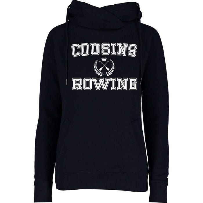 Cousins Rowing Crew Womens Funnel Neck Pullover Hood