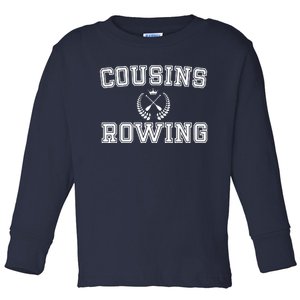 Cousins Rowing Crew Toddler Long Sleeve Shirt