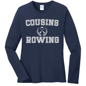 Cousins Rowing Crew Ladies Long Sleeve Shirt