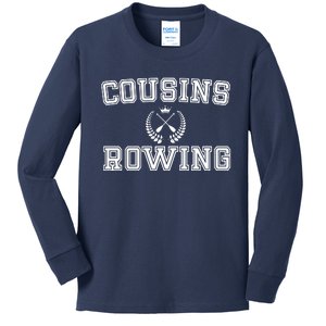 Cousins Rowing Crew Kids Long Sleeve Shirt