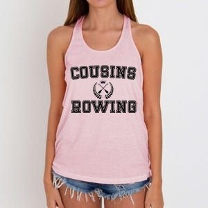 Cousins Rowing Crew Women's Knotted Racerback Tank