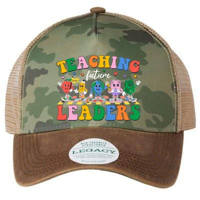 Cute Retro Cartoon Teaching Future Leaders Legacy Tie Dye Trucker Hat