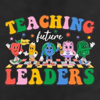 Cute Retro Cartoon Teaching Future Leaders 7 Panel Mesh Trucker Snapback Hat