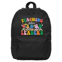 Cute Retro Cartoon Teaching Future Leaders 16 in Basic Backpack
