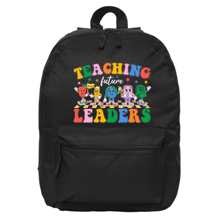 Cute Retro Cartoon Teaching Future Leaders 16 in Basic Backpack