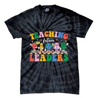 Cute Retro Cartoon Teaching Future Leaders Tie-Dye T-Shirt