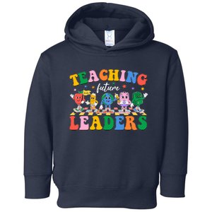 Cute Retro Cartoon Teaching Future Leaders Toddler Hoodie