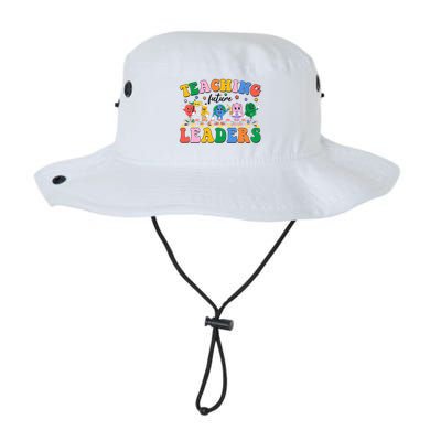 Cute Retro Cartoon Teaching Future Leaders Bucket Hat