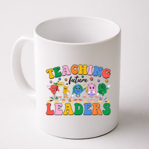 Cute Retro Cartoon Teaching Future Leaders Coffee Mug