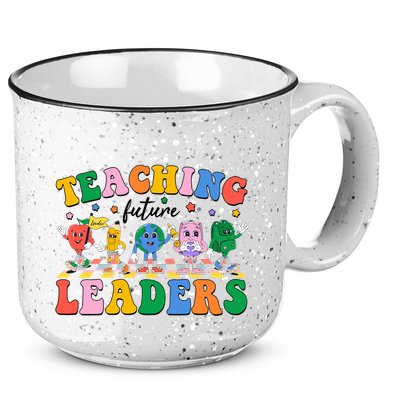 Cute Retro Cartoon Teaching Future Leaders 15oz Campfire Ceramic Mug