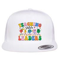 Cute Retro Cartoon Teaching Future Leaders Flatbill Hat