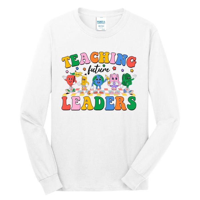 Cute Retro Cartoon Teaching Future Leaders Tall Long Sleeve T-Shirt