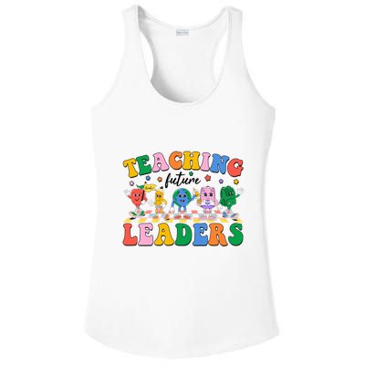 Cute Retro Cartoon Teaching Future Leaders Ladies PosiCharge Competitor Racerback Tank