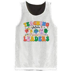 Cute Retro Cartoon Teaching Future Leaders Mesh Reversible Basketball Jersey Tank