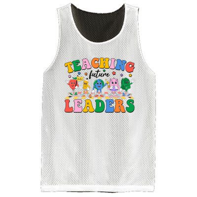 Cute Retro Cartoon Teaching Future Leaders Mesh Reversible Basketball Jersey Tank