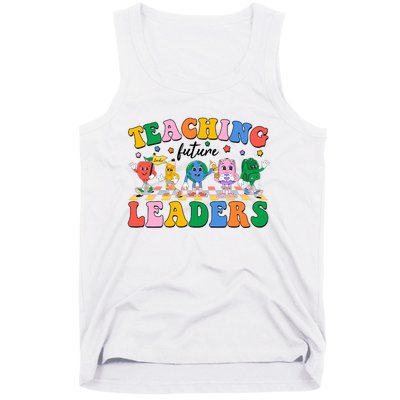 Cute Retro Cartoon Teaching Future Leaders Tank Top