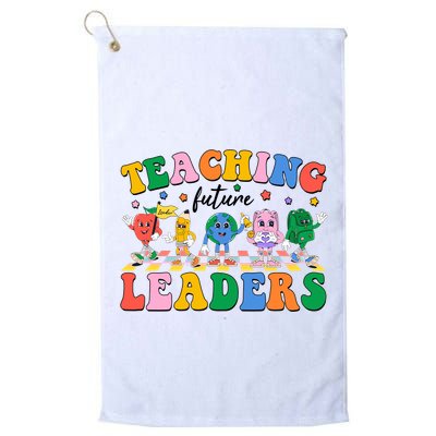 Cute Retro Cartoon Teaching Future Leaders Golf Towel