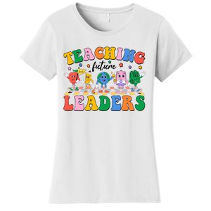 Cute Retro Cartoon Teaching Future Leaders Women's T-Shirt