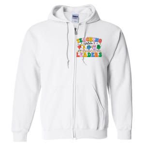 Cute Retro Cartoon Teaching Future Leaders Full Zip Hoodie