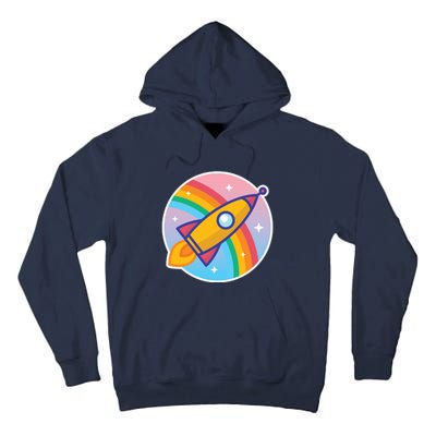 Cartoon Rocket Tall Hoodie