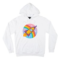 Cartoon Rocket Hoodie