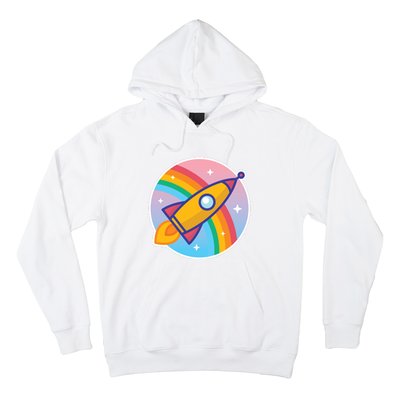 Cartoon Rocket Hoodie