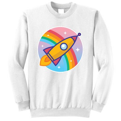 Cartoon Rocket Sweatshirt