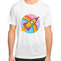 Cartoon Rocket Adult ChromaSoft Performance T-Shirt