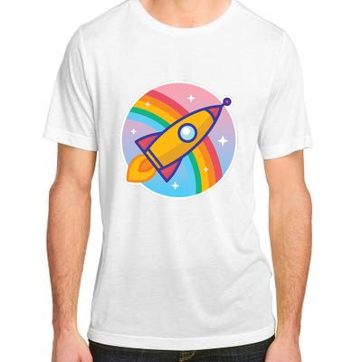 Cartoon Rocket Adult ChromaSoft Performance T-Shirt