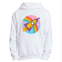 Cartoon Rocket Urban Pullover Hoodie