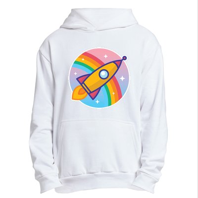 Cartoon Rocket Urban Pullover Hoodie