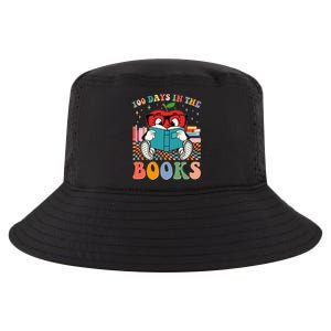 Cute Retro Cartoon Apple 100 Days Of Books Cool Comfort Performance Bucket Hat