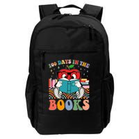 Cute Retro Cartoon Apple 100 Days Of Books Backpack