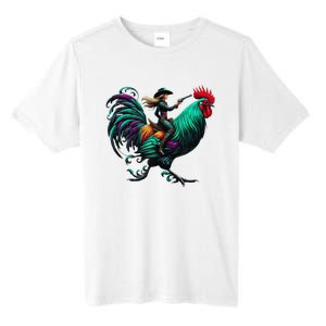 Cow Riding Chicken Tall Fusion ChromaSoft Performance T-Shirt