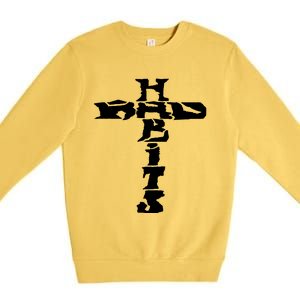 Cross Rockabilly Premium Crewneck Sweatshirt