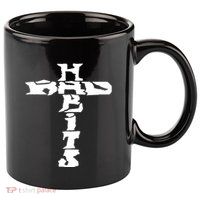 Cross Rockabilly 11oz C Handle Ceramic Mug