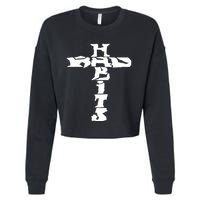 Cross Rockabilly Cropped Pullover Crew