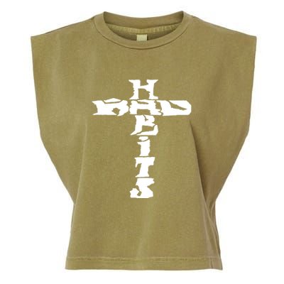 Cross Rockabilly Garment-Dyed Women's Muscle Tee