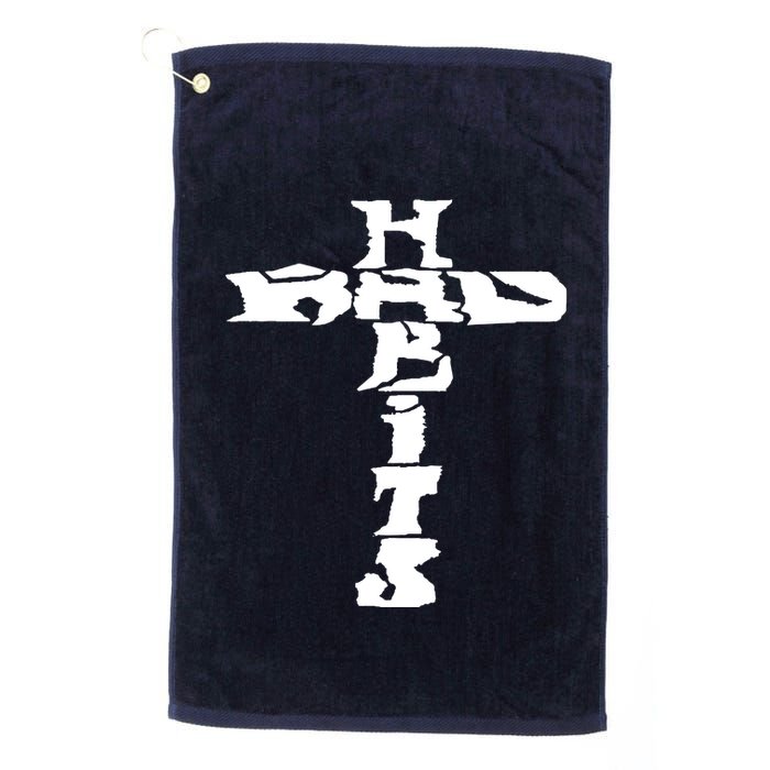 Cross Rockabilly Golf Towel